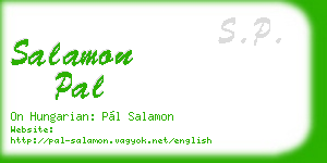 salamon pal business card